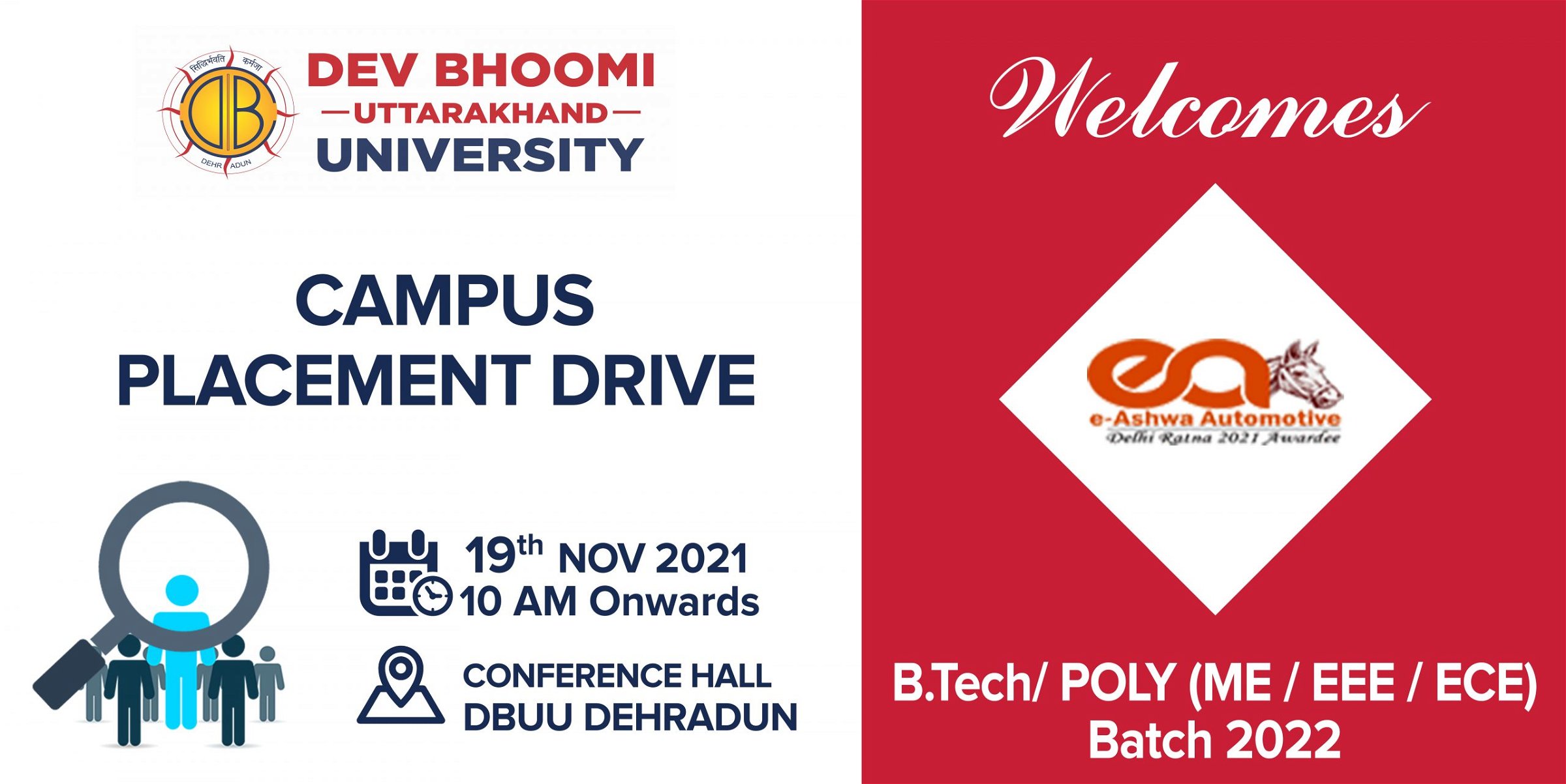 Campus Drive of e-Ashwa Automotive Pvt Ltd.