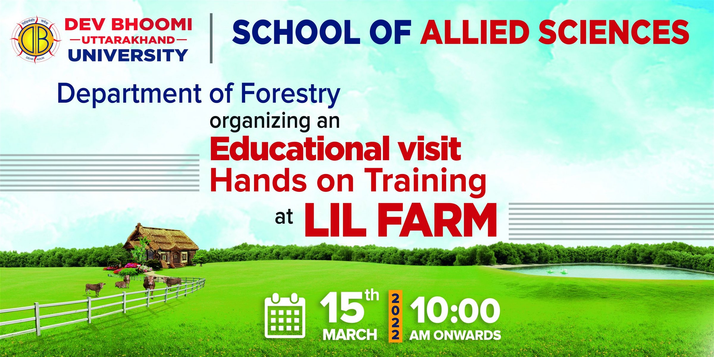 Educational visit and hands on training at LIL FARM