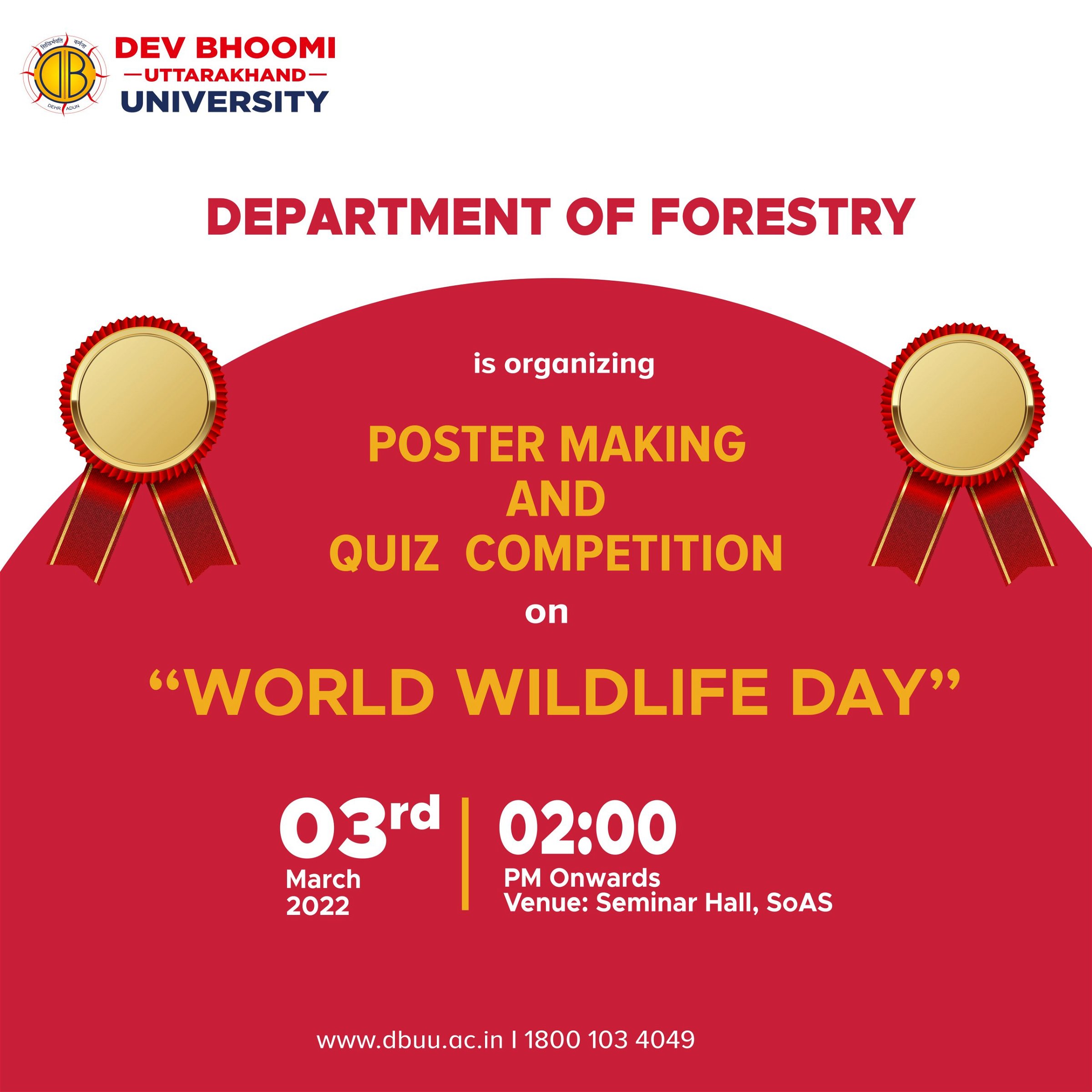POSTER MAKING AND QUIZ  COMPETITION ON “WORLD WILDLIFE DAY”