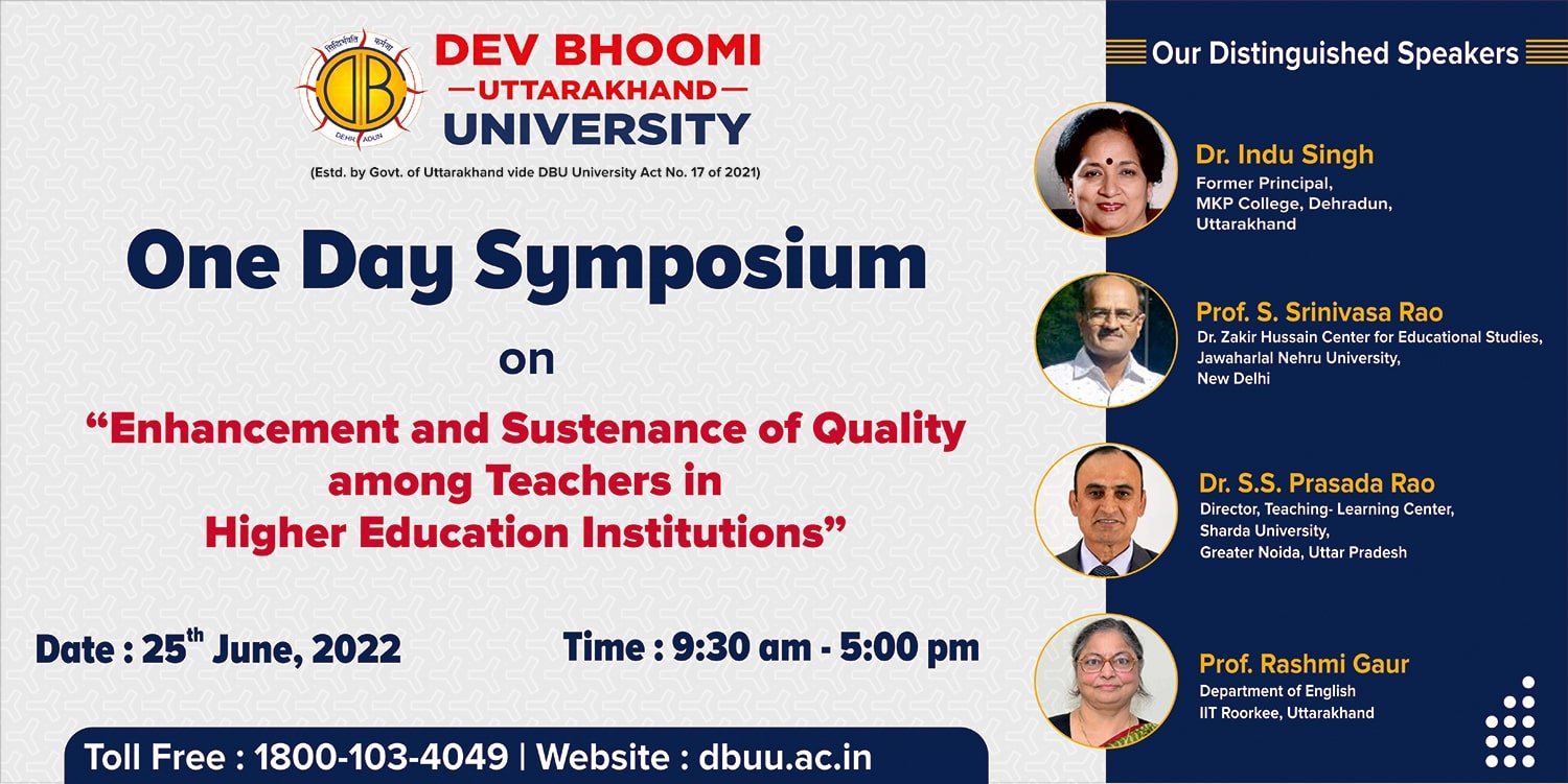 Enhancement and Sustenance of Quality among Teachers in Higher Education Institutions