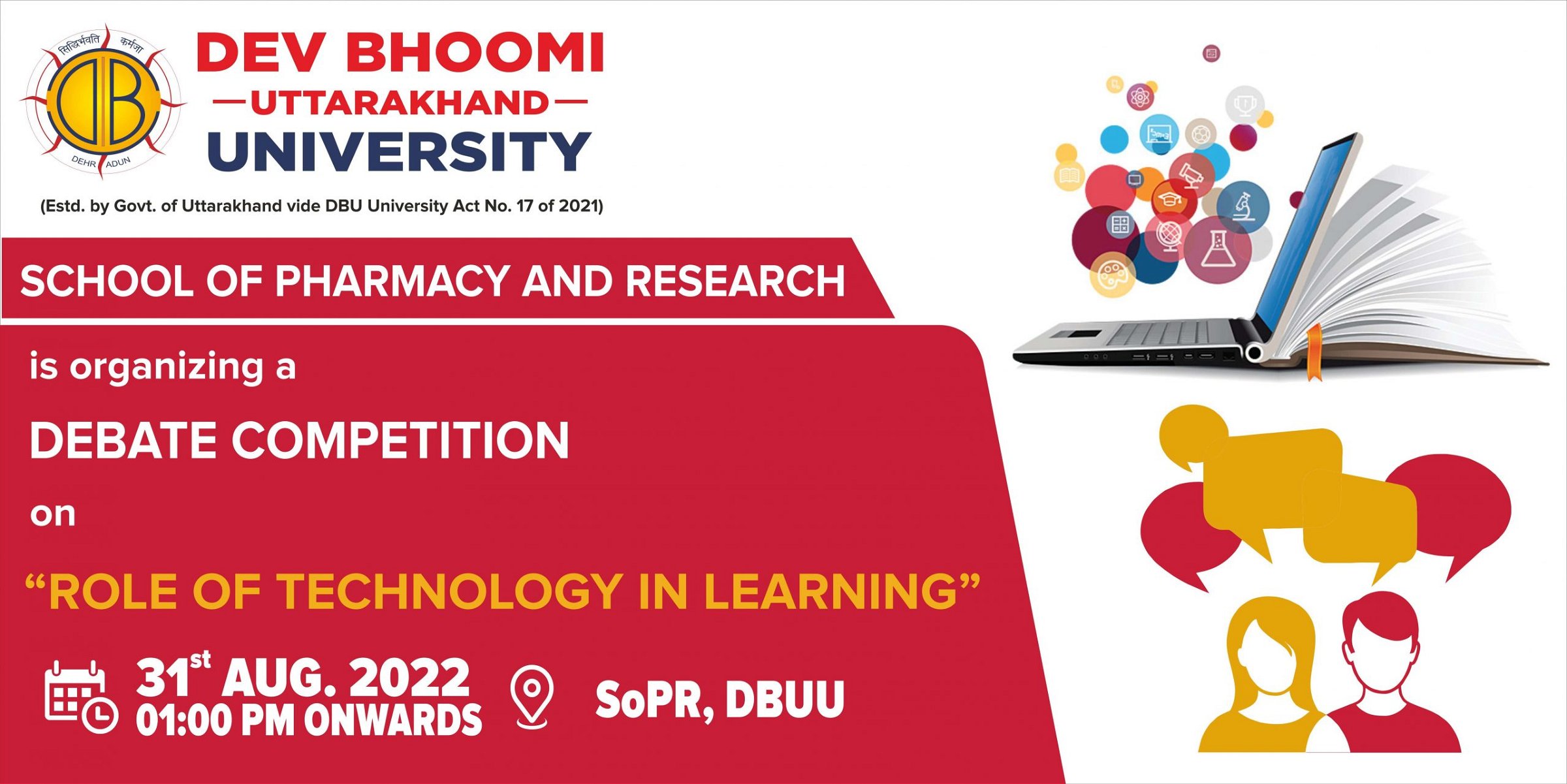 Debate Competition on “Role of Technology in learning”