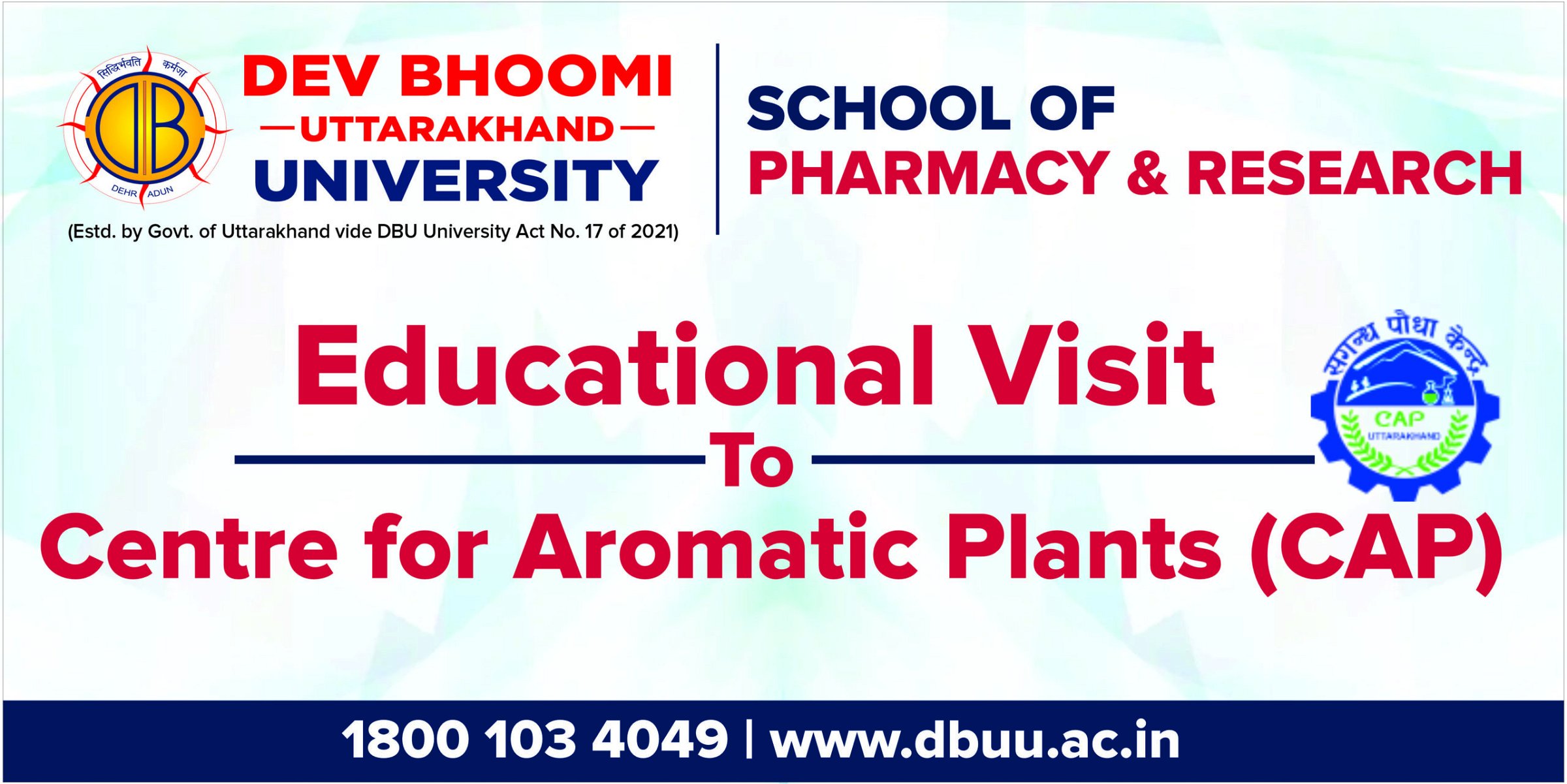 Educational Visit to Centre for Aromatic Plants (CAP)