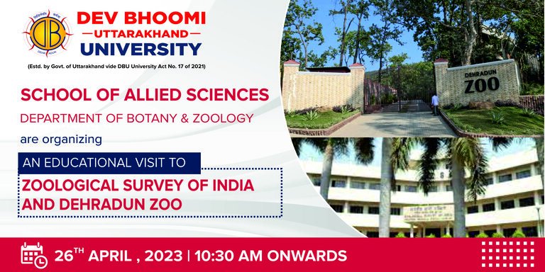 Educational Visit to Zoological Survey of India and Dehradun Zoo, Dehradun