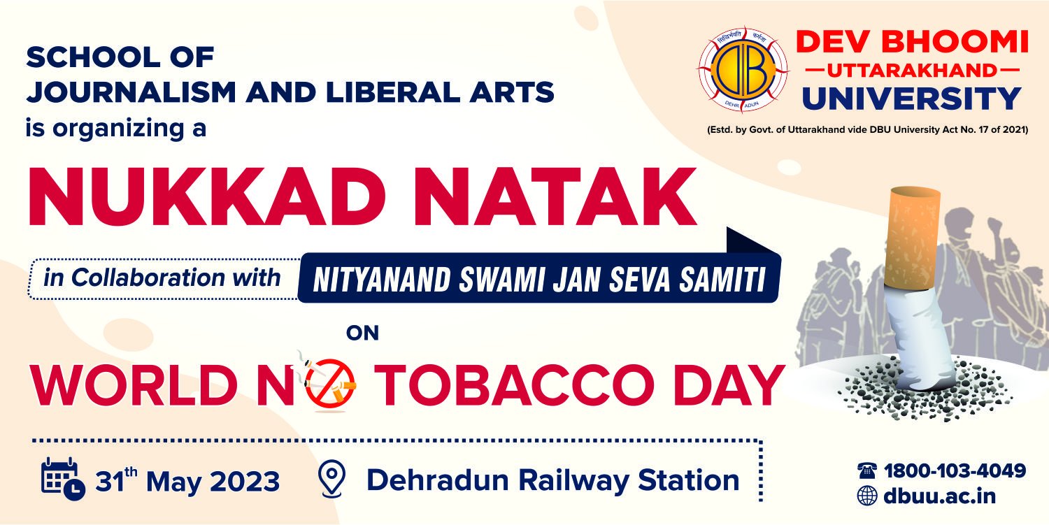 Nukkad Natak on World No Tobacco Day (WNTD) in Collaboration with Swami Nithyananda Foundation