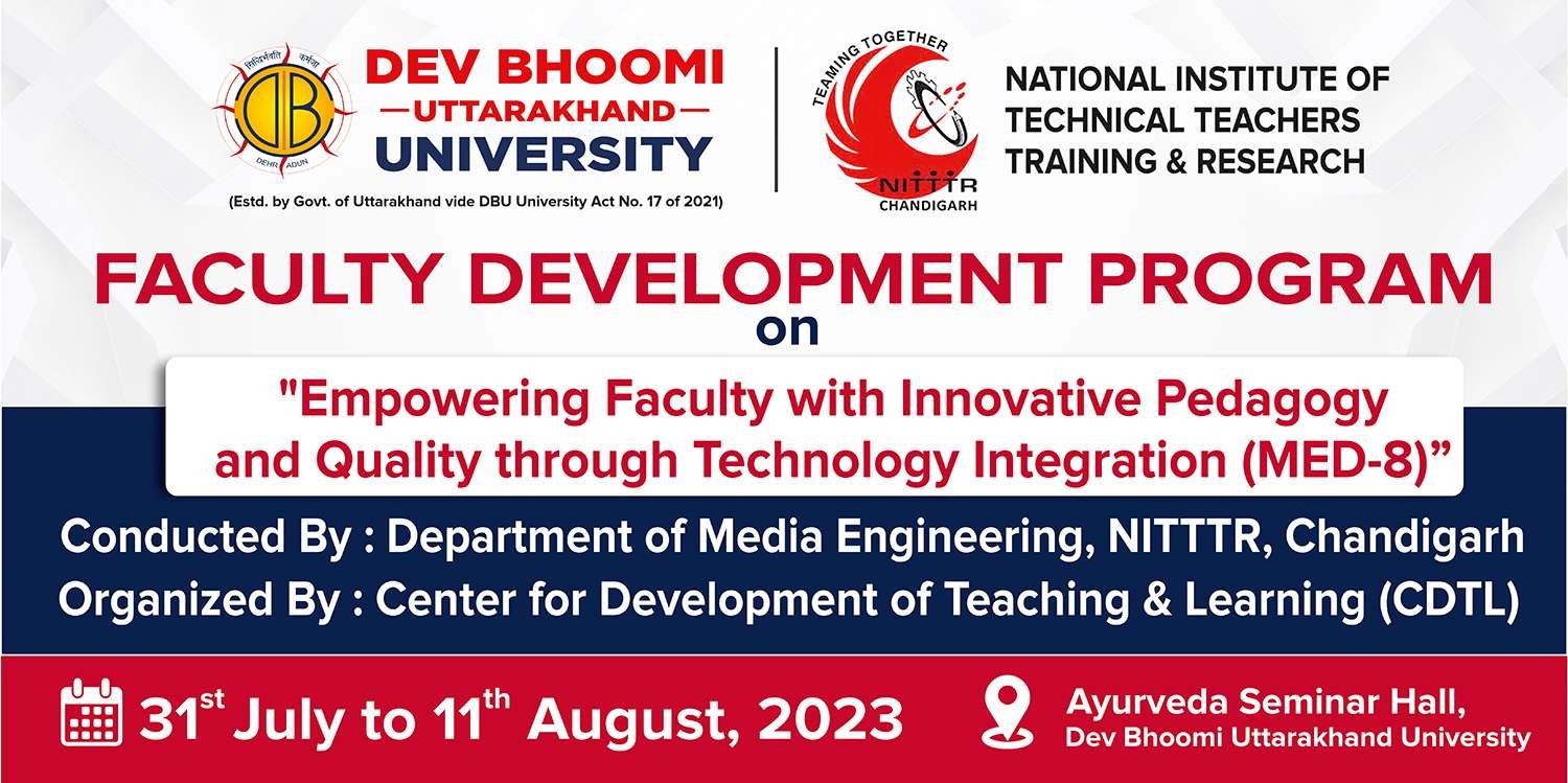 Empowering Faculty with Innovative Pedagogy and Quality through Technology Integration (MED-8)