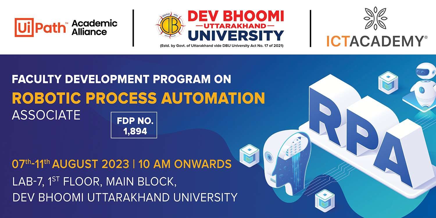 Faculty Development Program on Robotic Process Automation
