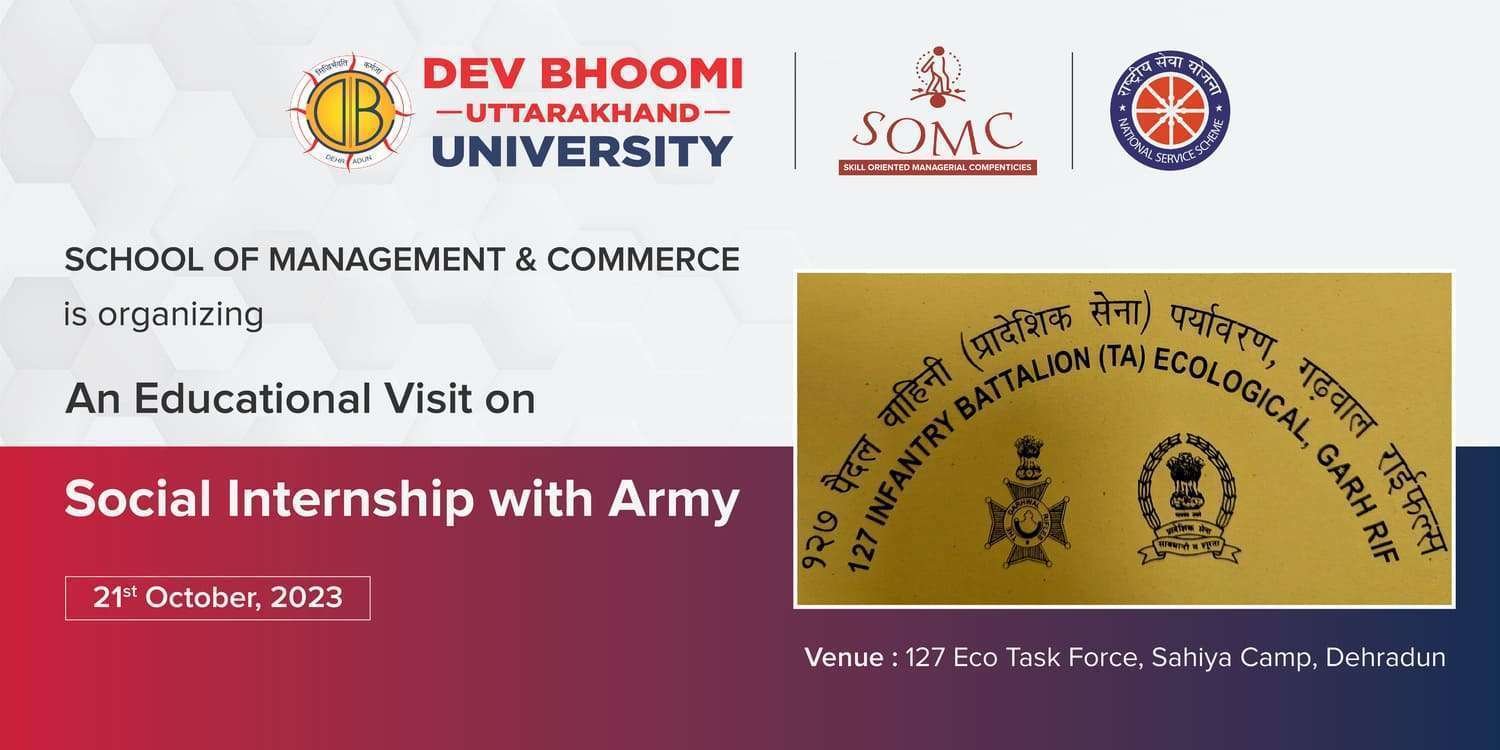 Social Internship with Army