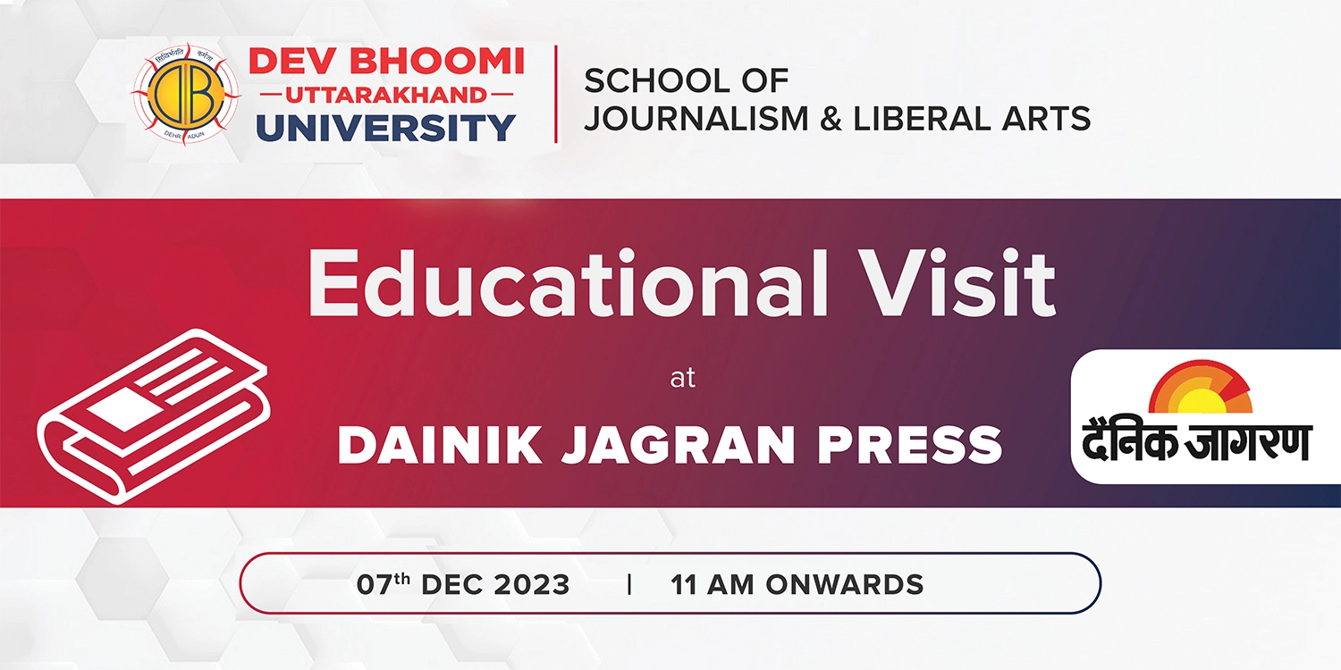 Field Visit to Dainik Jagran Press