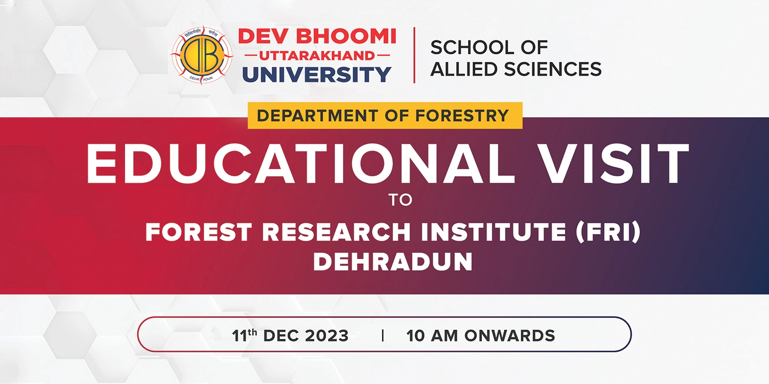 Educational Visit to  Forest Research Institute, Dehradun