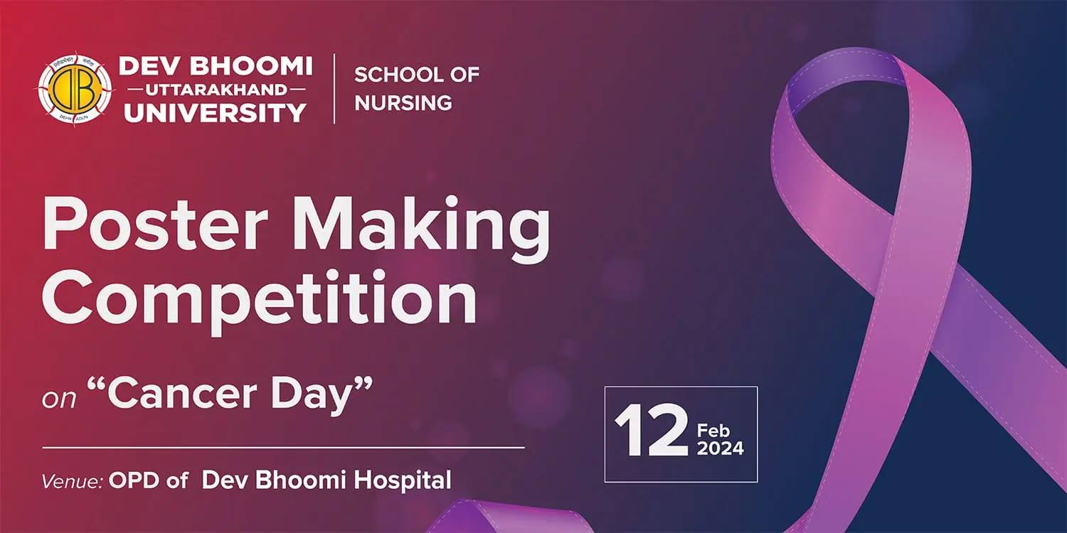 Poster Making Competition on Cancer Day (Close the Care Gap)