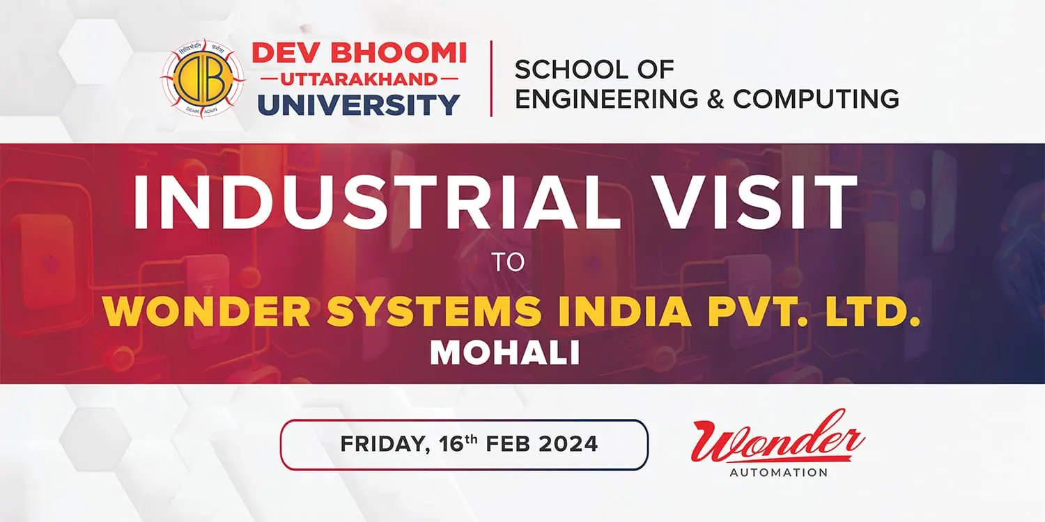 INDUSTRIAL VISIT TO WONDER SYSTEMS INDIA PVT. LTD., MOHALI