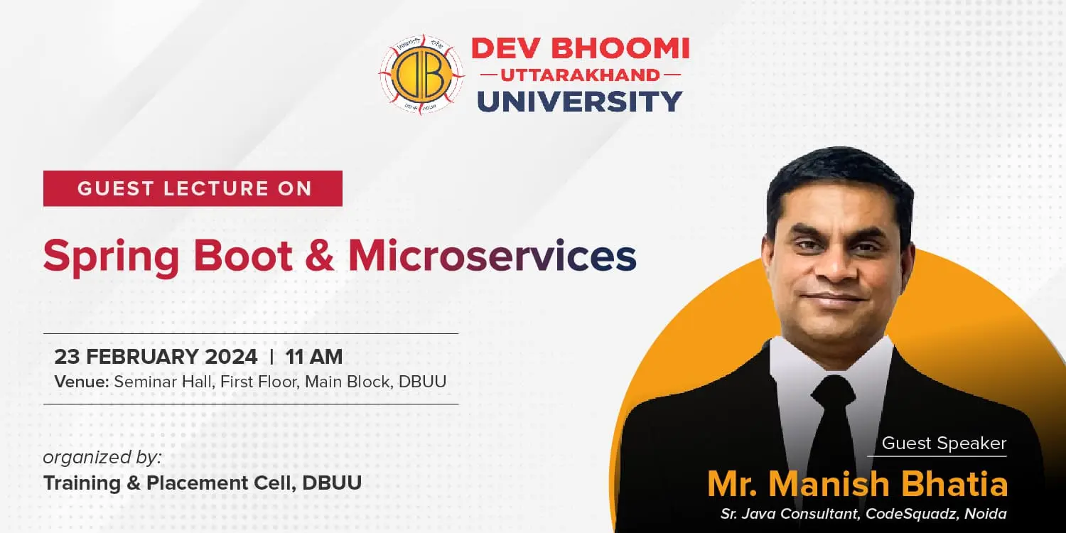 Guest Lecture on Spring Boot & Microservices